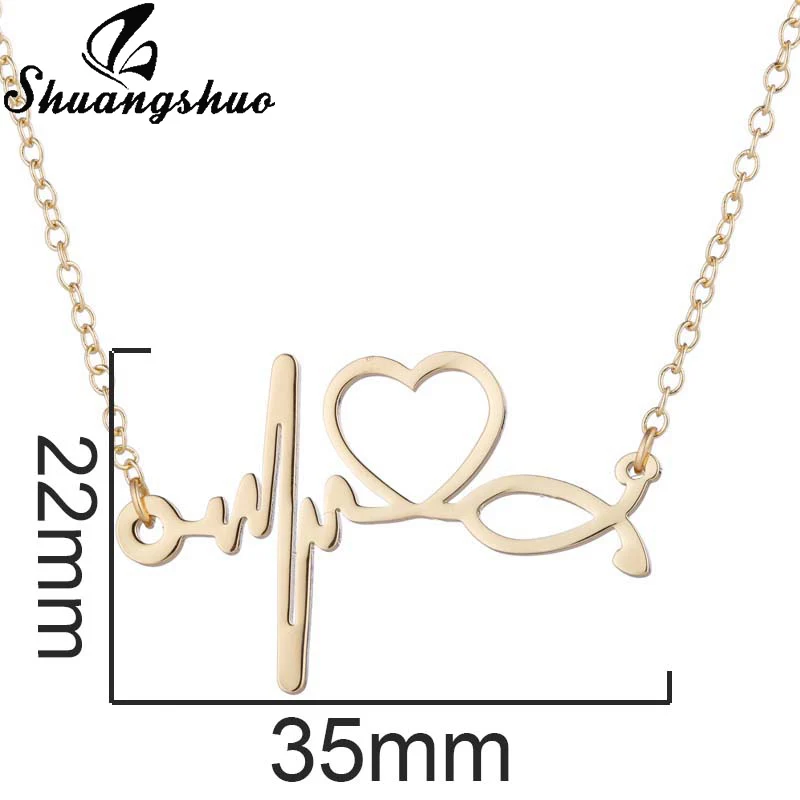 Stethoscope Heartbeat Necklace