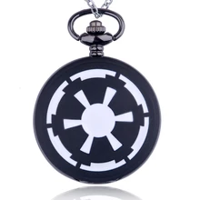 Новые винтажные черные руль оригинальные карманные часы знаменитые цельные комиксы кварцевые карманные часы с подвесной цепочкой