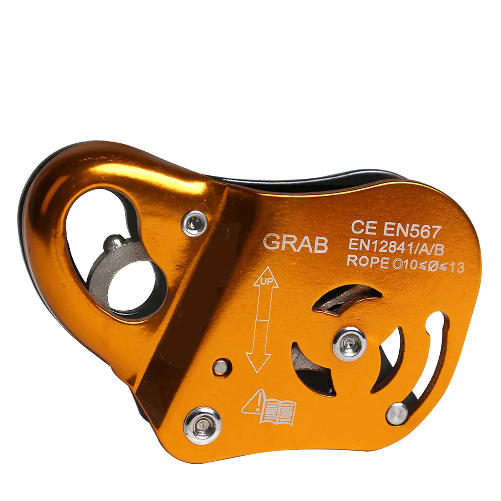 

Movable Self-locking Rope Grab Downhill Rope Stopper Fall Arrester for 8-12mm Rope, Climbing Fall Protection Equipment