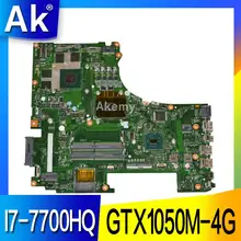 AK ROG GL753VD материнская плата для ноутбука ASUS GL753VD GL753E GL753V GL753 тест оригинальная материнская плата I7-7700HQ GTX1050M-4G