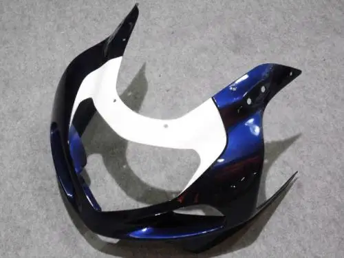 Комплект обтекателей ABS для GSXR600 750 K1 01 02 03 GSXR 600 2001 2002 2003 белый синий комплект +