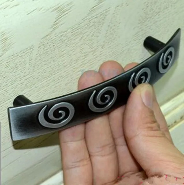 64mm 96mm Estilo vintage de dificultad muebles manijas de hierro
