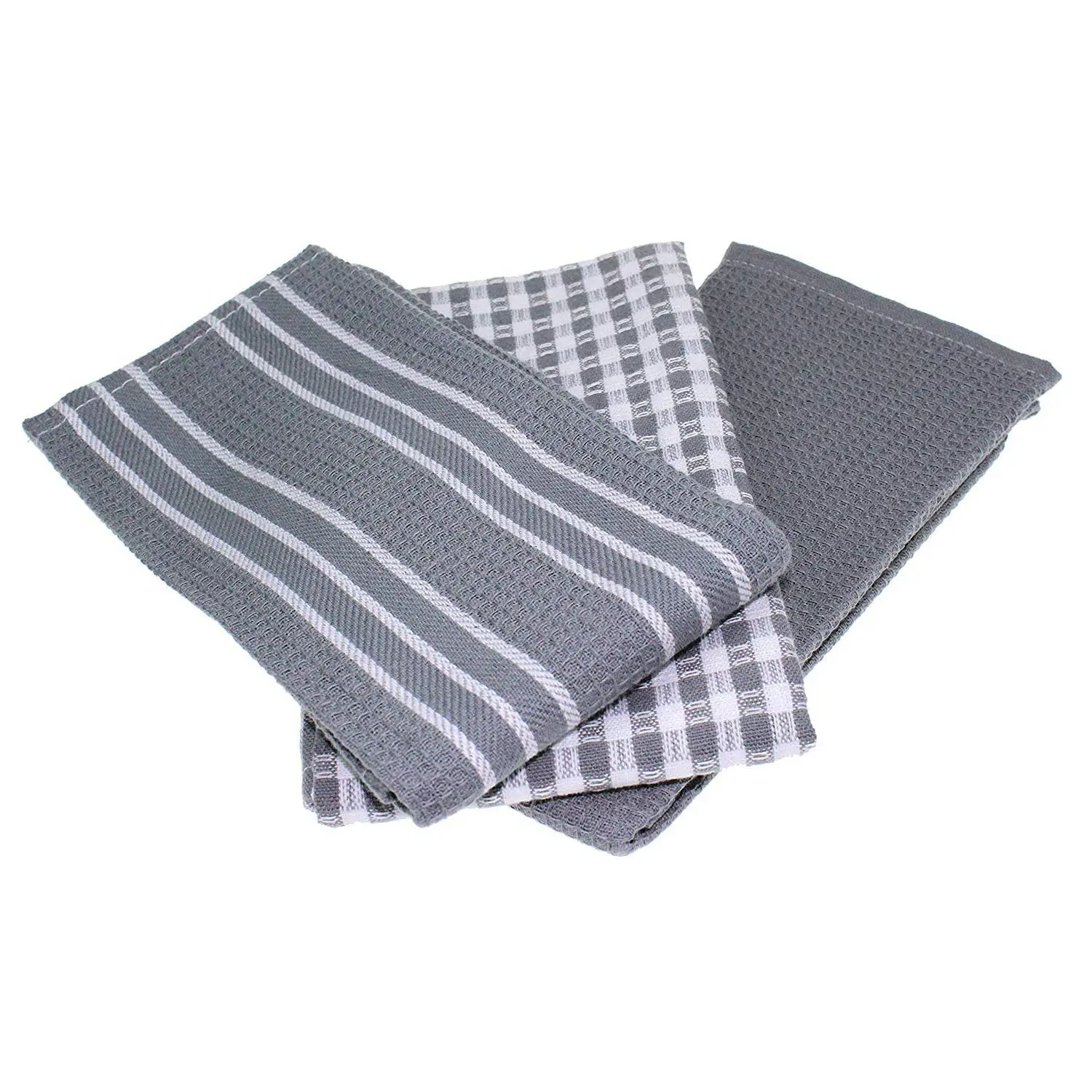 

Classic Kitchen Towels, 100% Natural Cotton, The Best Tea Towels, Dish Cloth, Absorbent and Lint-Free, Machine Washable, 18 x 25