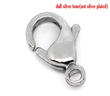 

DoreenBeads 10 Stainless Steel Lobster Clasps Fit Chain Bracelet (B10275)