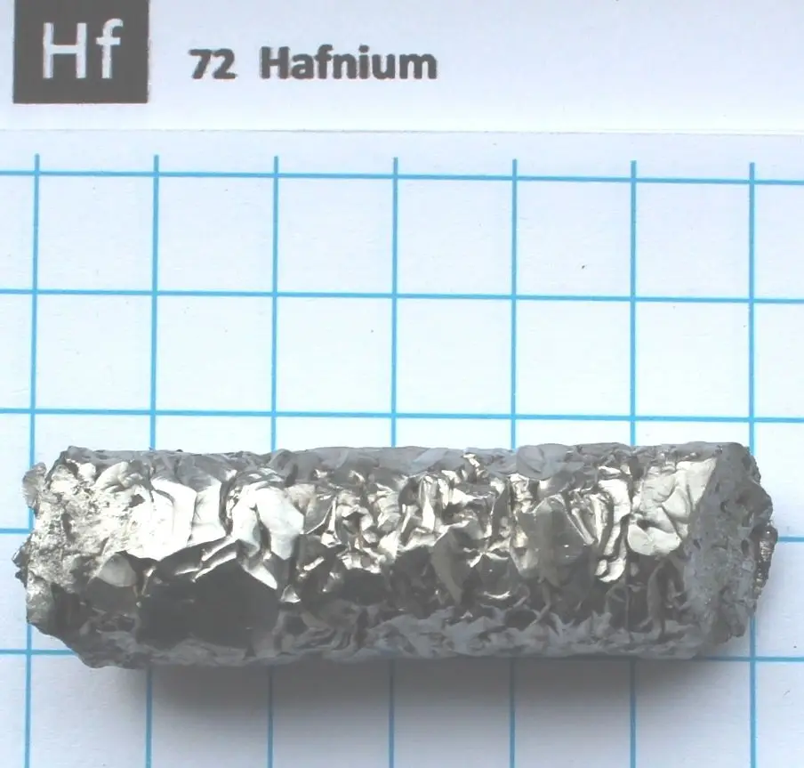 

50 gram 99.99% Hafnium metal Crystal Bar - Pure Element 72 sample