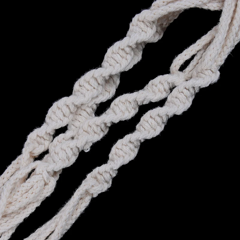 Горшок держатель макраме завод вешалка висит сеялки корзина из джута веревки плетеные Craft - Цвет: n3