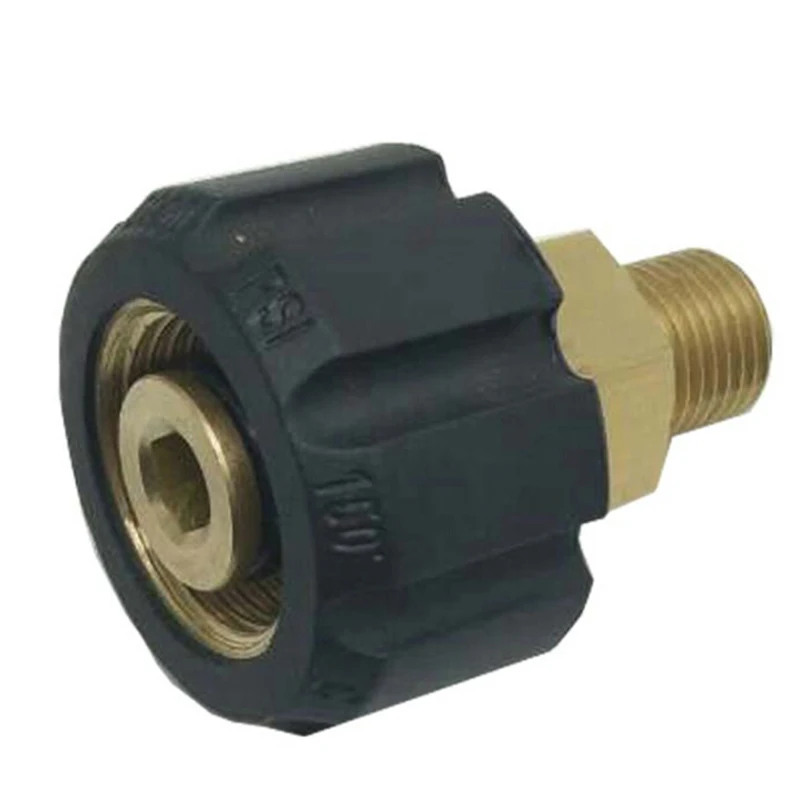 2PCS WASHER ADAPTER M22 MALE X1//4 FIXED MALE USE SNOW FOAM LANCES ADAPTER