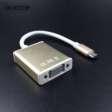 DOITOP HD 1080P USB 3 1 Type C To VGA Adapter Converter Digital Cable USB Type