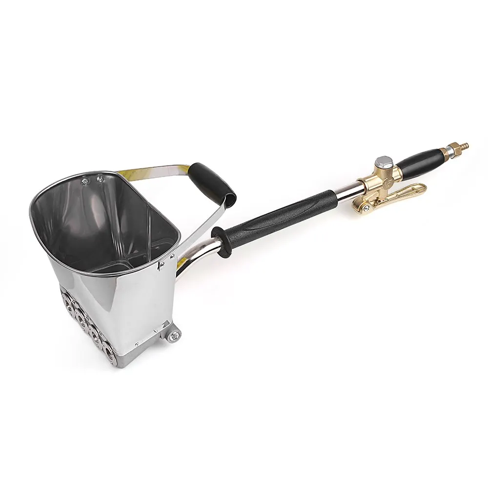 

Professional Mortar Sprayer Wall Mortar Gun Stucco Shovel Hopper Ladle Cement Spray Gun Air Stucco Sprayer Plaster Hopper Gun