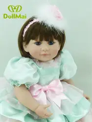 51 см bebes reborn Девочка Куклы Виниловые силиконовые реборн Детские Куклы Принцесса малыш новорожденный ребенок живые игрушки для ребенка