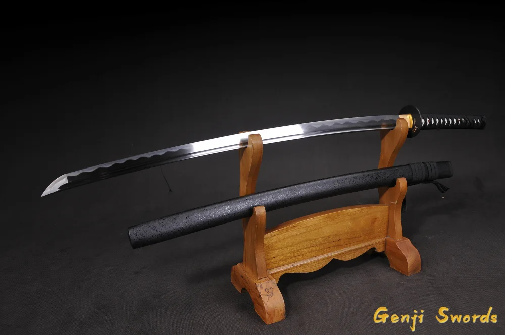 Handmade Full Tang Japanese Katana T10 Steel Real Samurai Sword Sharp Edge brave troops Iron Tsuba