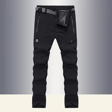 AFS джип зимние походные брюки Мужские Термо флисовые уличные спортивные водонепроницаемая куртка для активного отдыха лыжные охотничьи брюки для кемпинга мужские