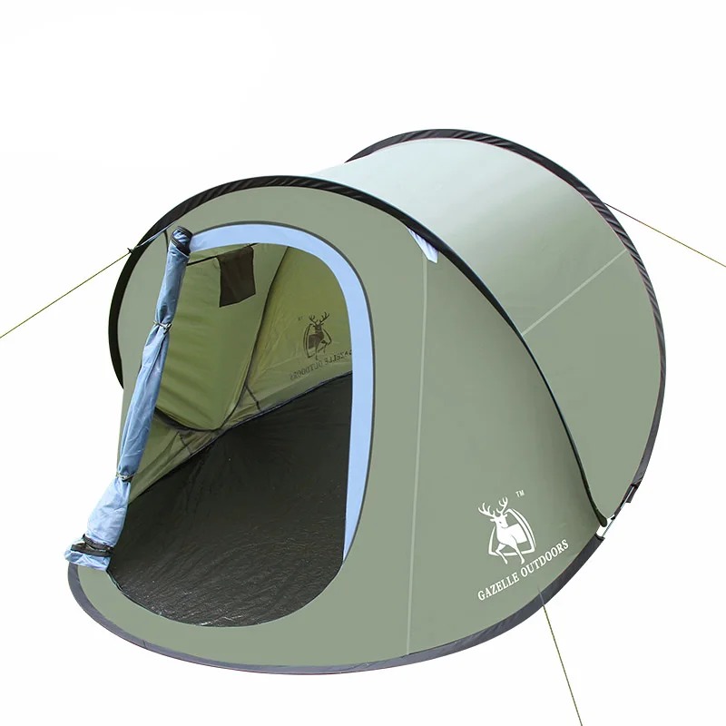 

Beach Camping Tent Pop Up Open Speed Automatic Setup Easy Foldable Shelter anti-UV Coating Garden Picnic Fishing Waterproof Tent