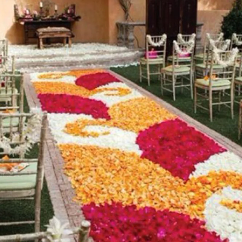 1000 шт лепестки роз для свадьбы аксессуары Petalos De Rosa свадебное украшение искусственное ткань лепестки роз к свадьбе