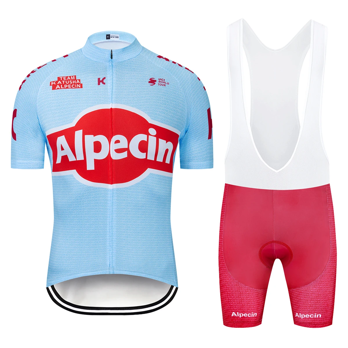 

2019 KATUSHA Cycling Clothing Set Bike Jersey Suit Quick Dry Bicycle Clothes Mens Team Cycling Jerseys 12D Gel Pad