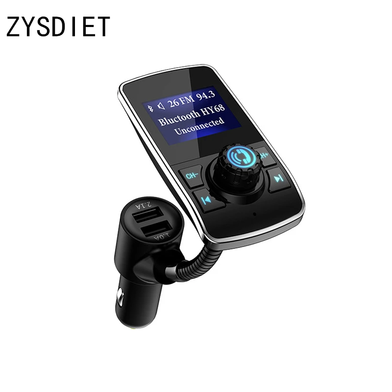 5V 3.1A Bluetooth Car Kit Handsfree FM Transmitter Audio MP3 Music Player APP Car Locator Dual USB Car Charger With TF Card Slot 5V 3.1A Bluetooth Car Kit Handsfree FM Transmitter Audio MP3 Music Player APP Car Locator Dual USB Car Charger With TF Card Slot
