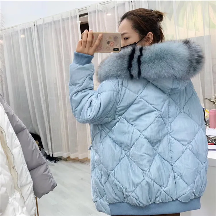 Maternity Outerwear Pleuche Jackets Faux Fur Collar Loose Hooded Fashion Extra Thick Down Coat for Pregnant Women Pregnancy Coat