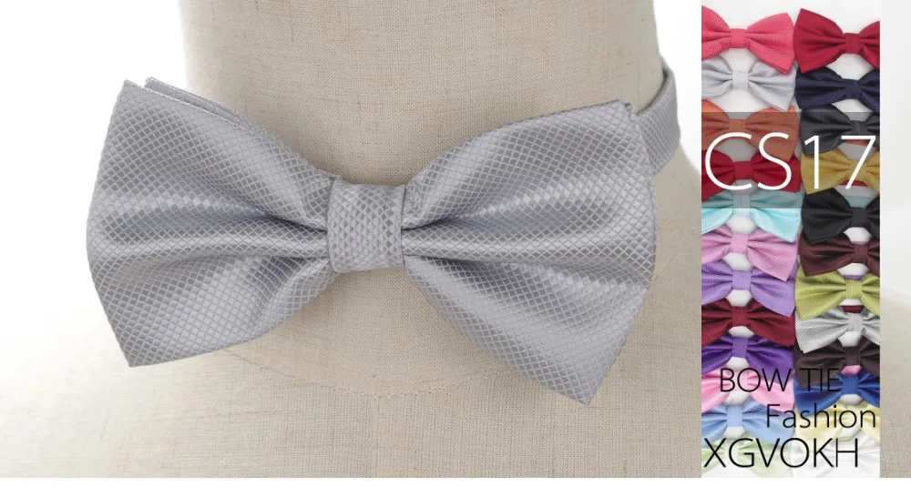 XGVOKH галстук-бабочка модная Свадебная вечеринка для мужчин и женщин gravata-borboleta сплошной цвет галстук-бабочка из полиэстера Мужской наряд рубашка подарок