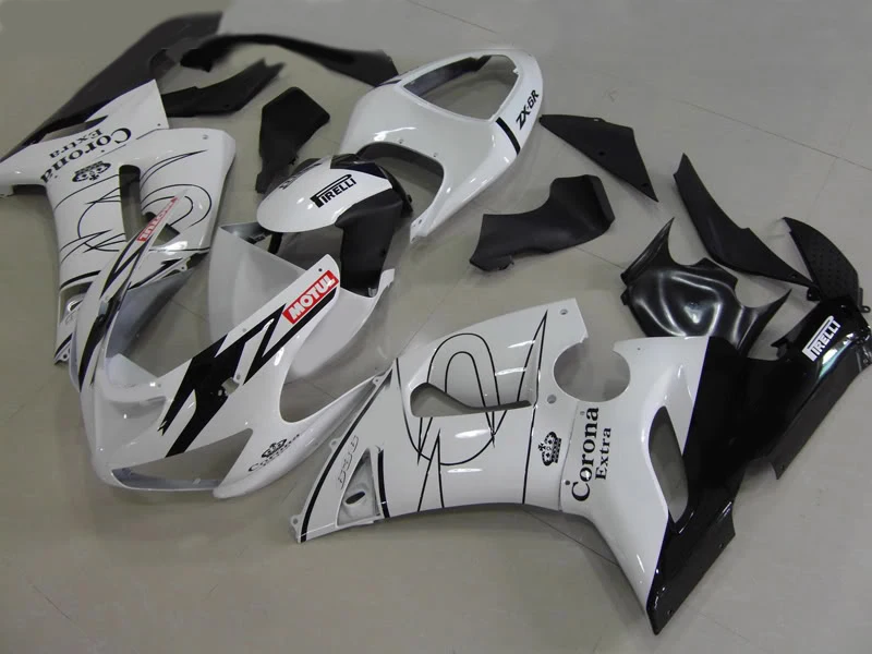 ABS белый черный обтекатель комплект для KAWASAKI Ninja ZX6R 636 2005 2006 ZX 6R ZX-6R 05 06 Мотоцикл