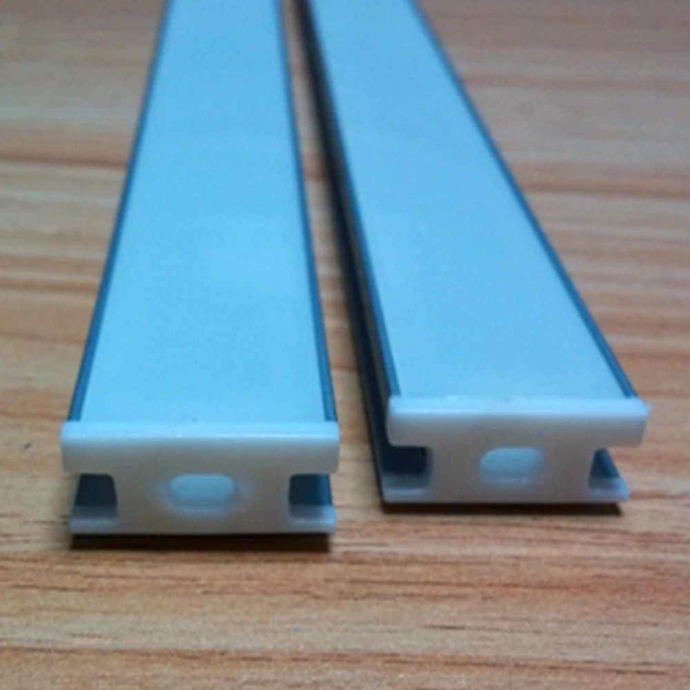 40m (20ks) hodně, 2m na kus, vysoce kvalitní hliníkový profil pro led světelný pás, silný kryt, který může být krok