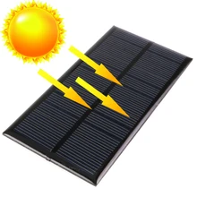 Panel Solar Mini 6V 1W 160MA 125*60.5mm Solar Power System DIY For Battery Cell Phone Chargers Portable Solar Cells