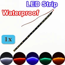 Flytop ультра яркий водонепроницаемый Светодиодные полосы света 12 в 30 см высокой мощности автомобиля дневного света Гибкая отделка авто лампа