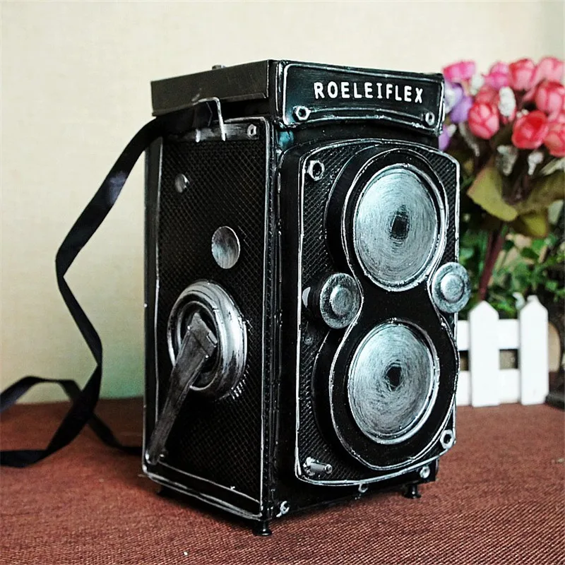 Retro Camera Model Retro Metal Crafts Vintage Camera