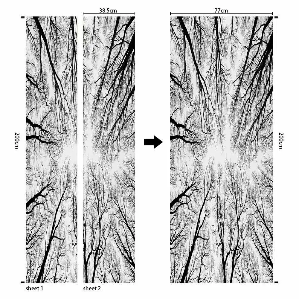Съемная дверь наклейки Европейский Креативный арт Водонепроницаемый Гостиная Спальня дверь 3D обои самоклеющиеся настенные наклейки