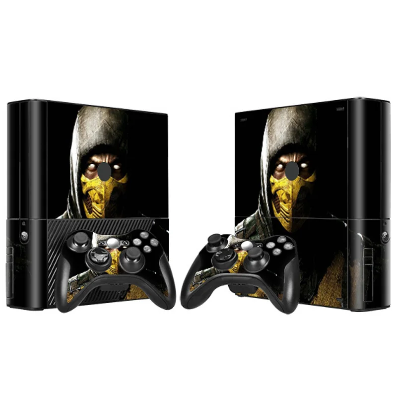 Игровая наклейка Mortal Kombat для Xbox 360 E консоль и контроллеры наклейки Xbox360