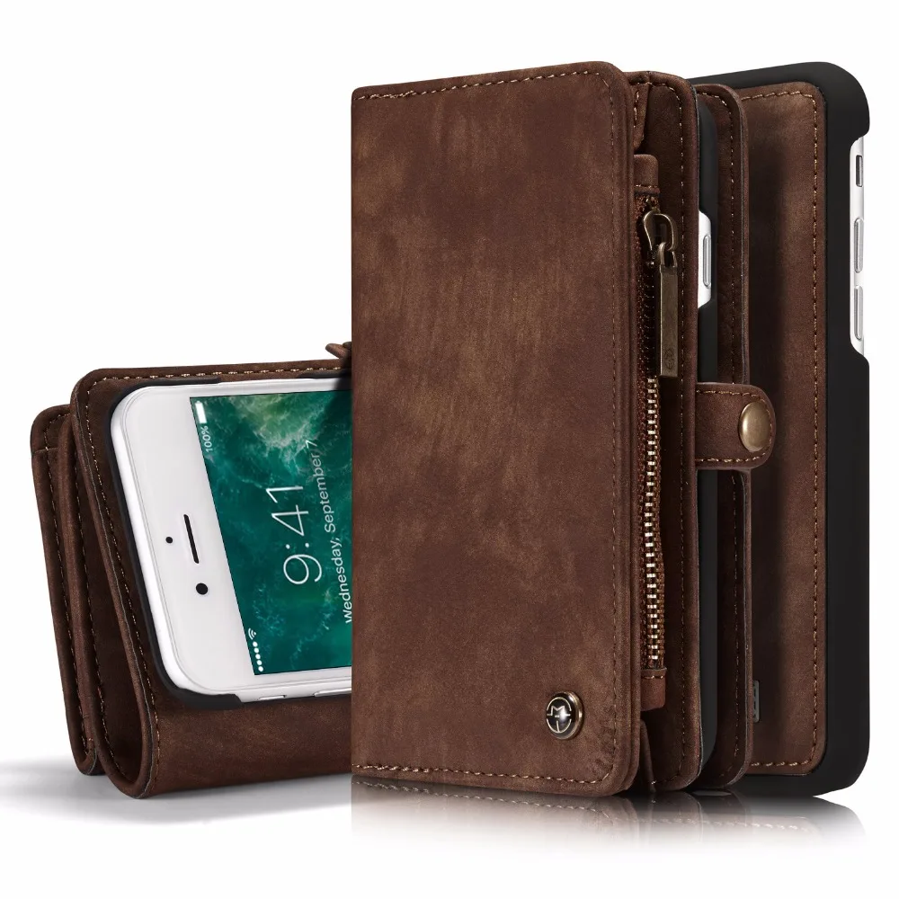 bilder für 1 stücke Für iPhone 6 S 6 S Plus 2 in 1 Abnehmbare Retro Reißverschluss brieftasche Ledertasche mit Photo Frame Kartenhalter Für iPhone 7 7 Plus bilder für 1 stücke Für iPhone 6 S 6 S Plus 2 in 1 Abnehmbare Retro Reißverschluss brieftasche Ledertasche mit Photo Frame Kartenhalter Für iPhone 7 7 Plus