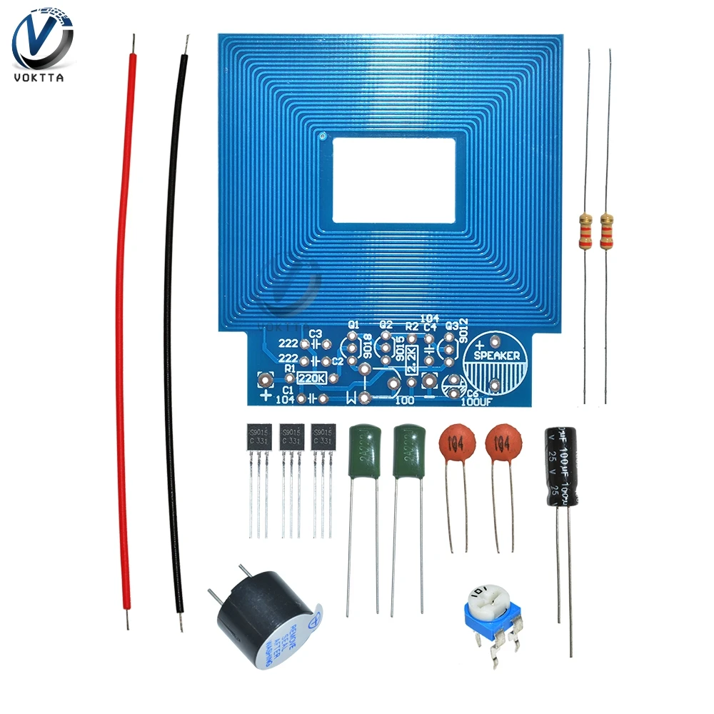 

Metal Detector Locator DIY Kit DC 3V-5V Electronic Part Metal Sensor Module Induction Suite Scanner Detective