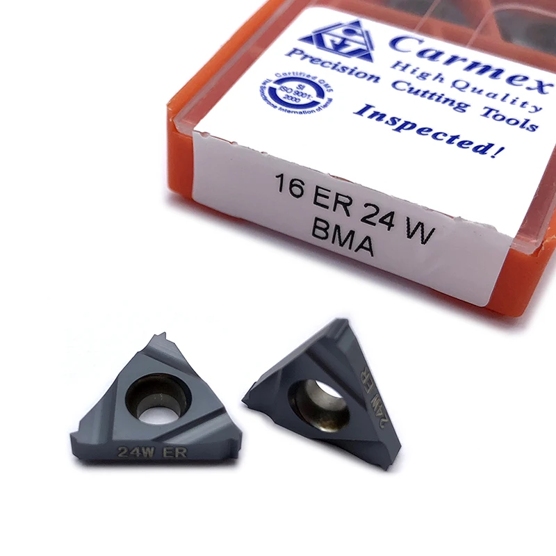 

10 pCS 16ER 10W 11W 12W 14W 16W 18W 19W 24W BMA Carmex CNC internal thread tungsten carbide carbide tool CNC lathe turning tool