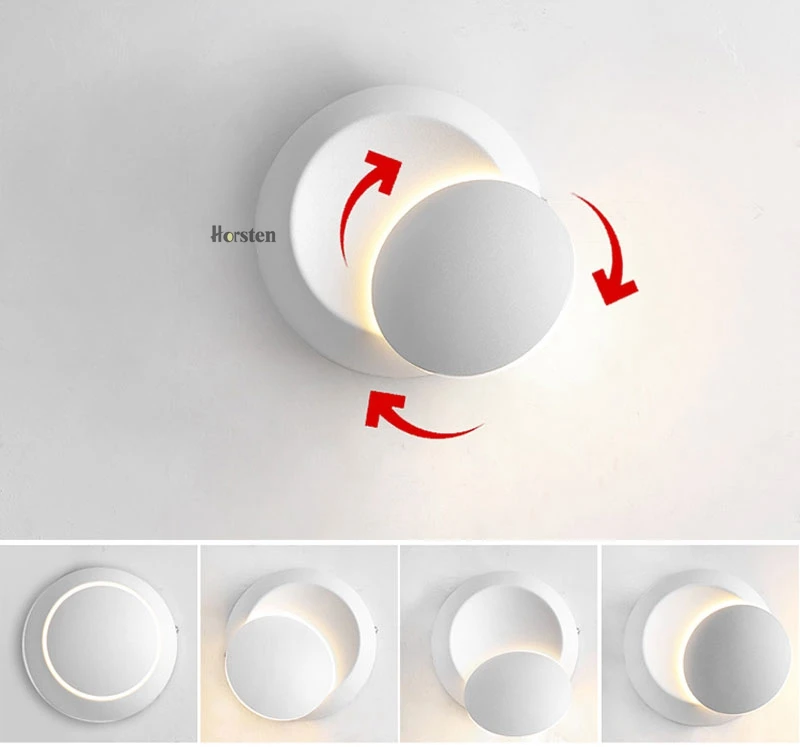 Nordic Modern Simple LED Wall Lamp 5W Creative Bedside Lamp Adjustable Wall Lights For Living Room Bedroom Aisle 110-240V (16)