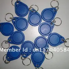 100 шт/партия, брелок для ключей, карта контроля доступа, 125 кГц брелок