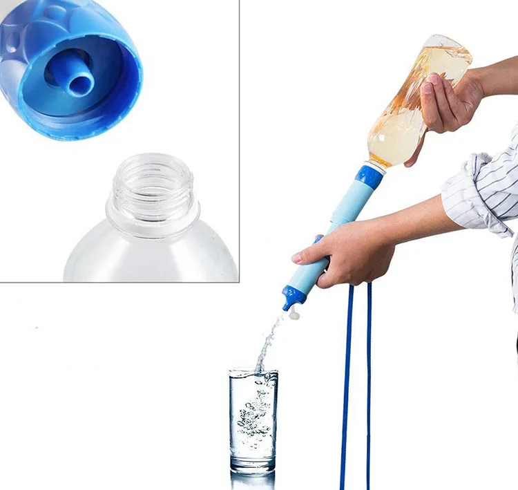 Water Filter Outdoor Survival Tool Portable Water Purifier Emergency Direct Drinking Cleaner Wild Hiking Camping Equipment (6)