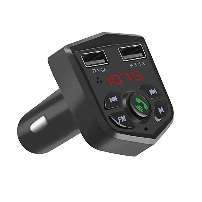 Handsfree беспроводной fm передатчик Bluetooth 5 0 автомобильный комплект 3.1A Быстрая