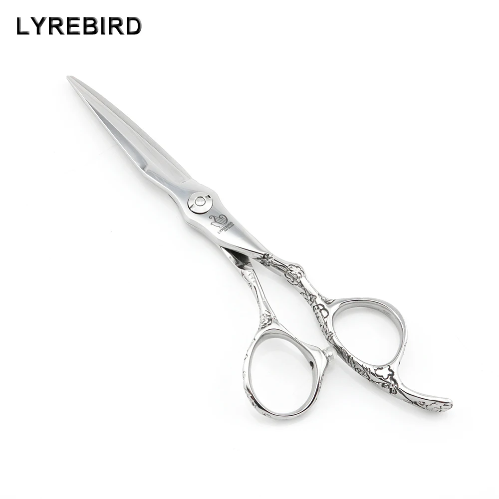 

6 INCH Baber Cuttings Shears Wide Blade Engraved Flower Handle F310 F311 JAPAN 440C Lyrebird TOP CLASS Simple Pack 1Pcs/Lot NEW