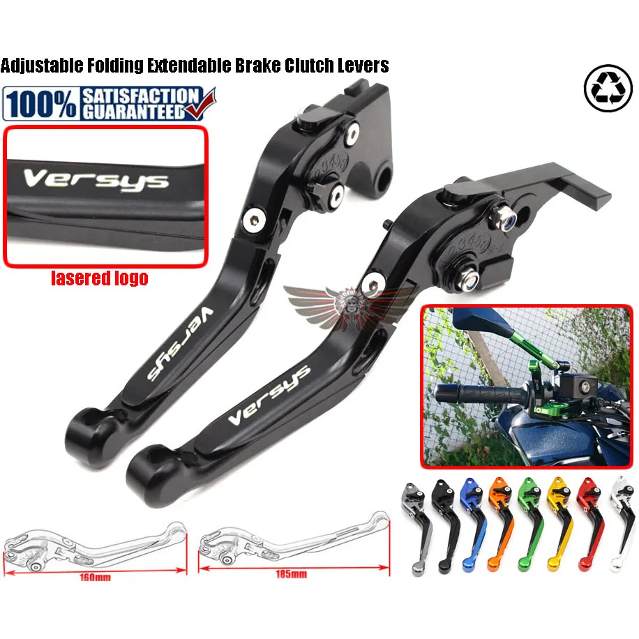 For Kawasaki VERSYS 250 2015 2016 VERSYS250 Motorcycle font b Accessories b font Adjustable Folding Extendable