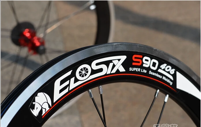 EIOSIX комплект колес для BMX 406 20 дюймов складные колеса велосипеда S90 широкие диски