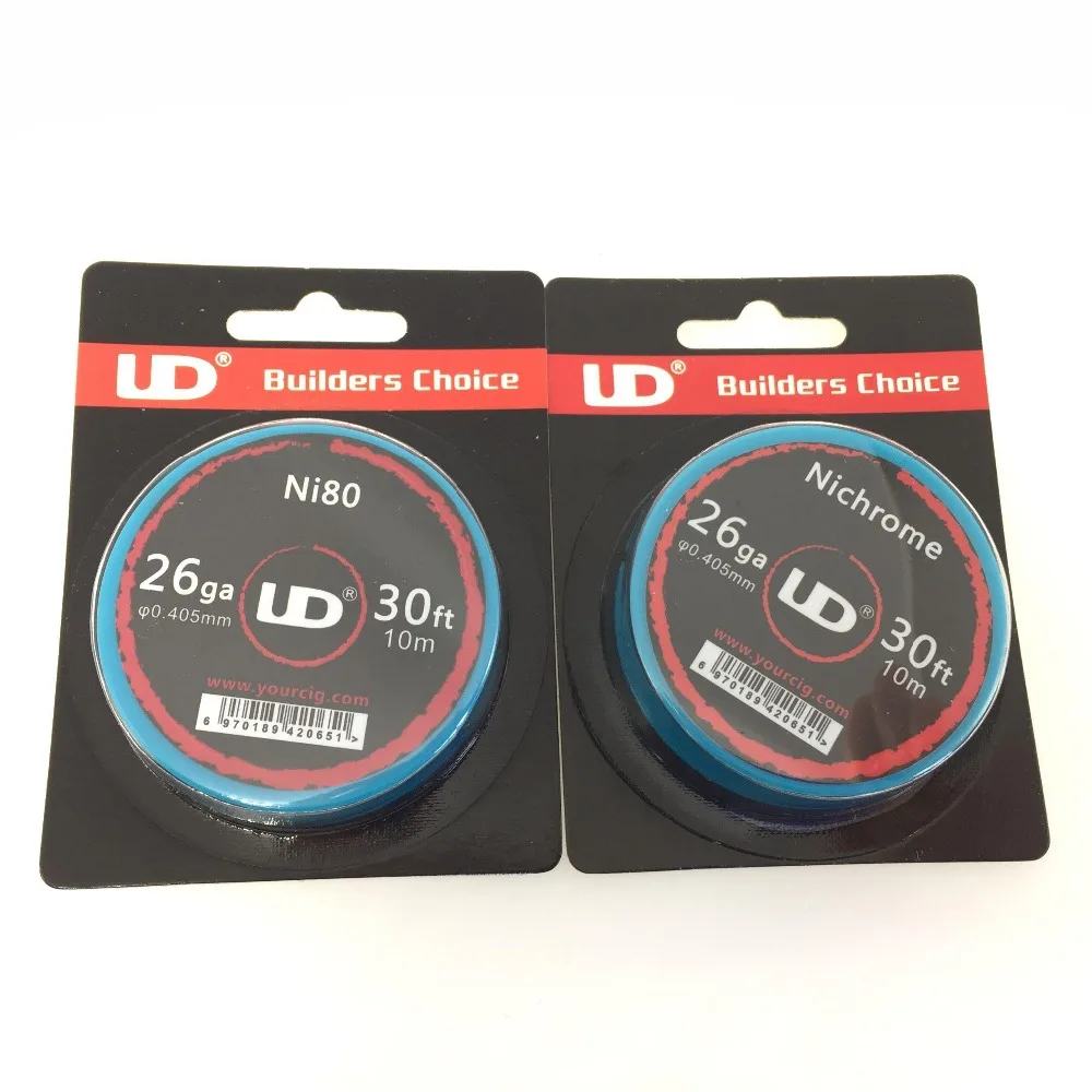 Original Ni80 Heating Wire Youde Nichrome Wire 30ft 10m/roll 24ga 26ga 28ga For RDA RBA Atomizer Original Ni80 Heating Wire Youde Nichrome Wire 30ft 10m/roll 24ga 26ga 28ga For RDA RBA Atomizer