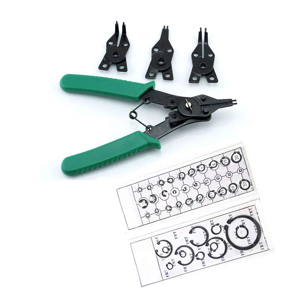 

Snap-ring Pliers Set with Circlip E-clip Snap Rings Assortment Kit
