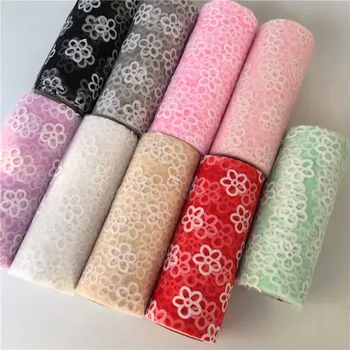 

Tulle 9.2m/roll 15cm Spool Tutu Wedding Decoration Baby Shower Plum Mesh Soft Flocking DIY Skirt Crafts Birthday Party Supplies