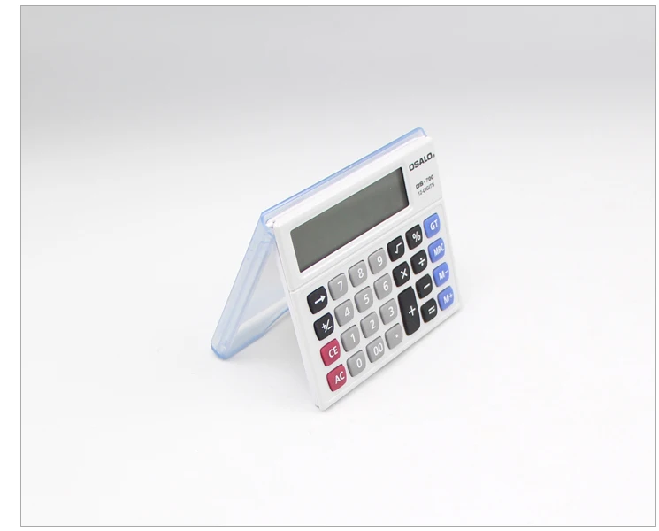 OS-700 أضعاف الإلكترونية المطاط يده جيب سطح المكتب حاسبة 12 أرقام Calcolatrice محاسب الكلاسيكية Calculadora الاقتصادي