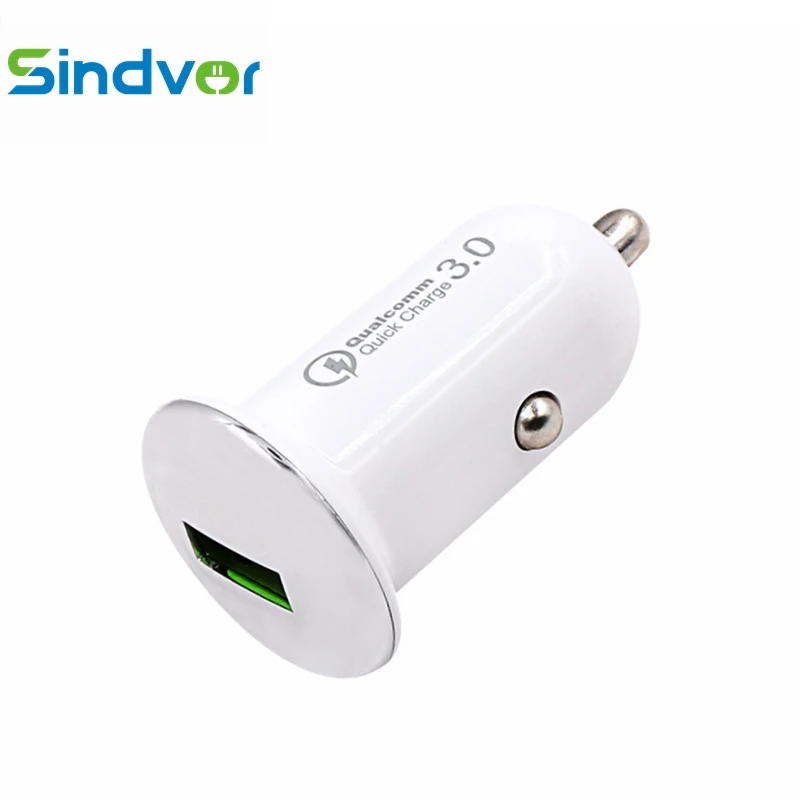 Sindvor 5V 3A мини USB Автомобильное зарядное устройство Быстрая зарядка 3 0 мобильный