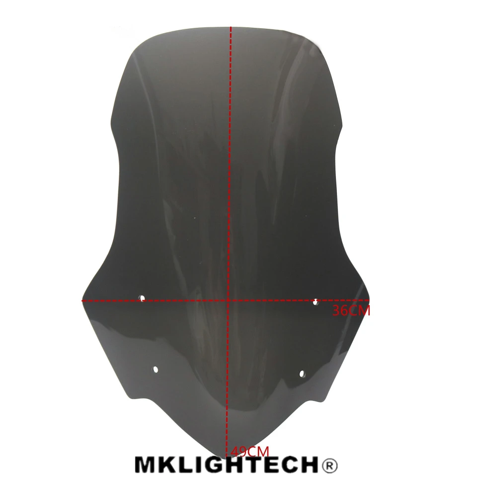 Mklighttech аксессуары для мотоциклов для HONDA NC700 NC 700 NC750 NC 750 2011- козырек ветрового стекла козырек двухпузырьковый