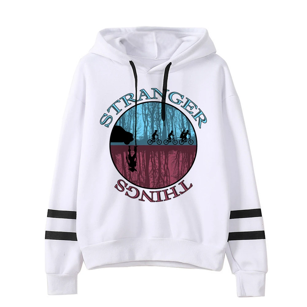 Men's Sexy K-Pop Trendy Print Hoodie White 2