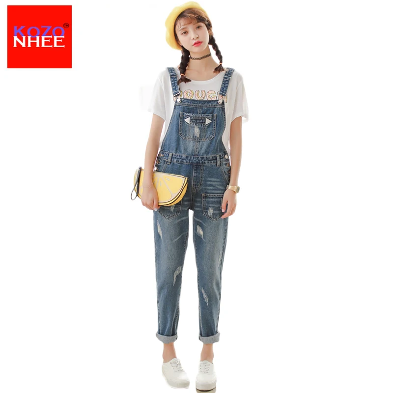Casual High Waist Jeans Women Cotton Denim Jean for Woman