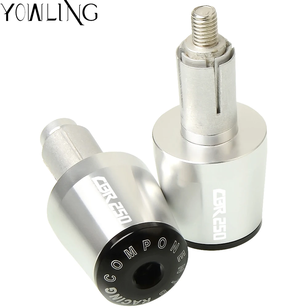 

For HONDA CBR 250 CBR250 NSR250/MC18/MC21/MC22/MC19 1988-2016 Motorcycle Accessories CNC Handlebar Grips Bar Ends Cap Slider