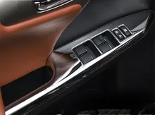 For Lexus ct200h armrest refit window glass lifts refitted light switch stainless steel decorative panel special car styling