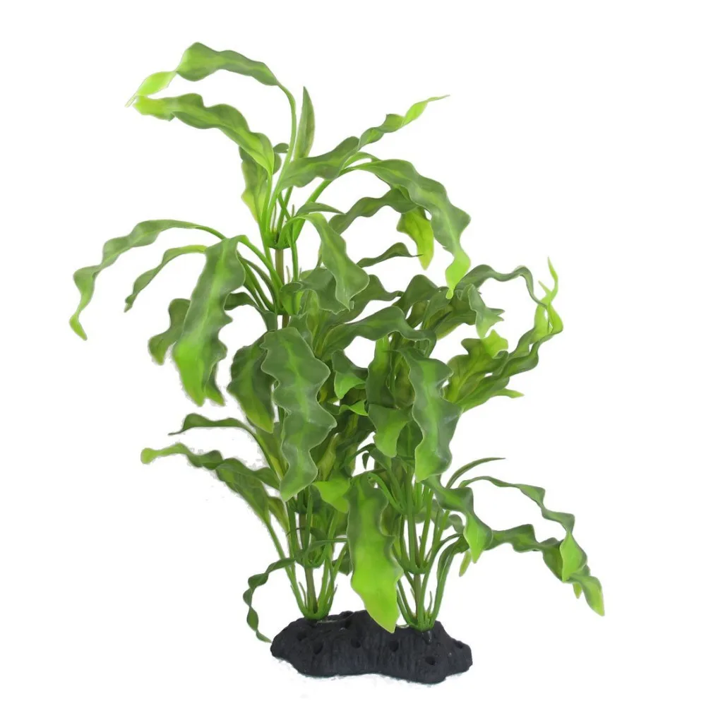 Big Aquarium Plants Fish Pet 15.7" Height Plastic Manmade Underwater